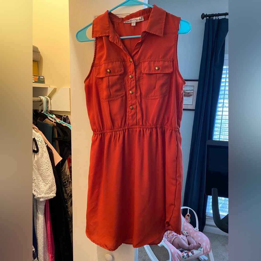 Rust colored dress